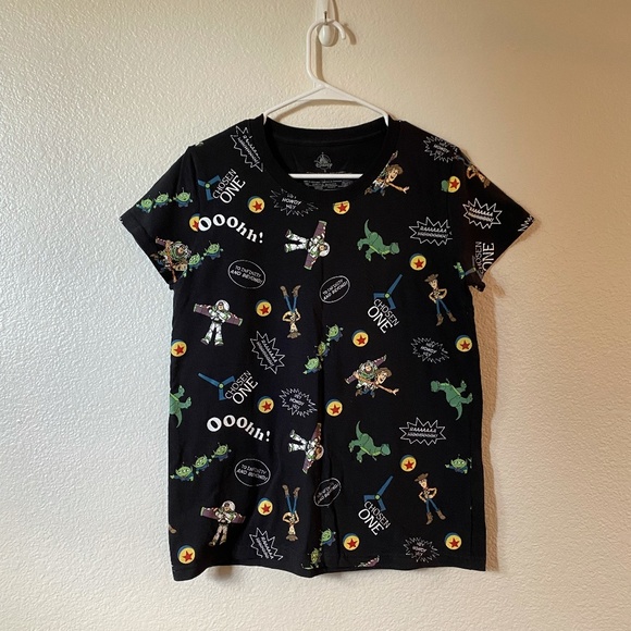 Disney Short sleeve Tee Shirt Toy Story Print Women Size S - Picture 2 of 5